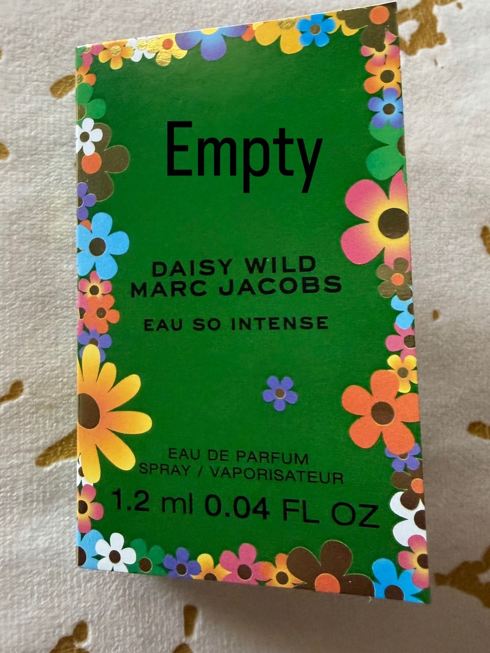 Empty Bottle Samples - Choose 1